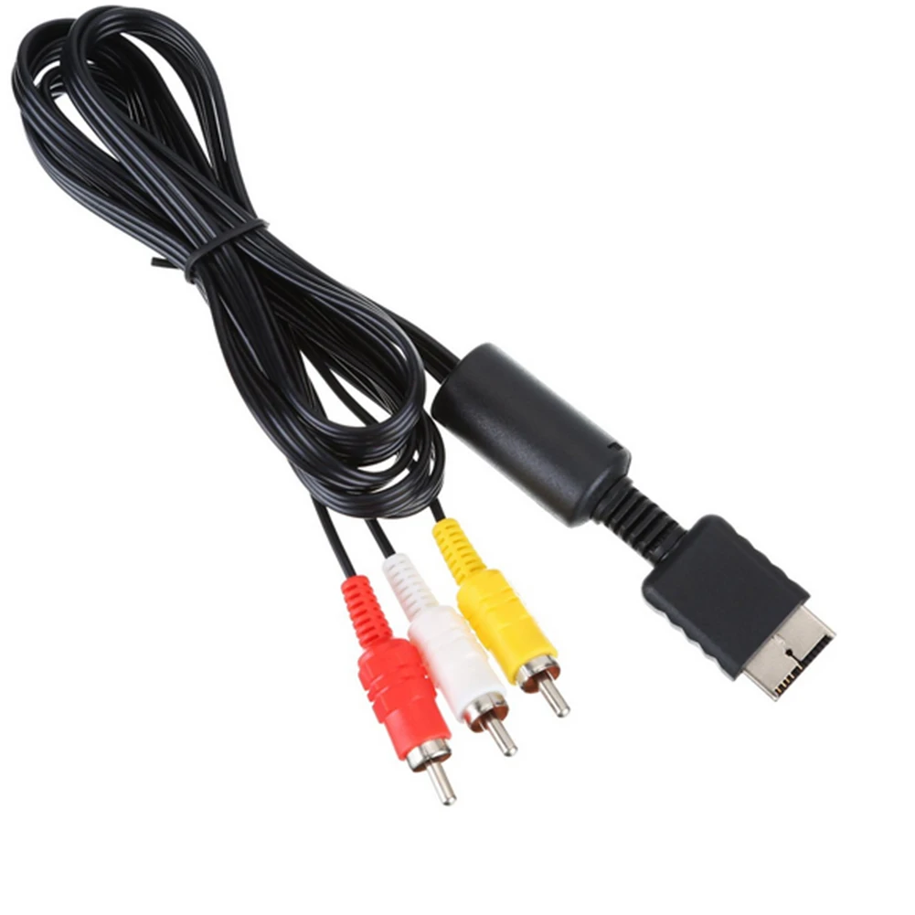 Аудио Видео av-кабель для 3 RCA tv Lead для sony playstation PS 1/2/3 система видео av-кабель для playstation PS 1/2/3