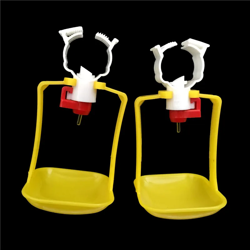 50 комплектов подвесные чашки для перепелок и питьевой воды Шариковая соска