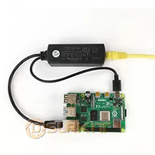Гигабитный Raspberry Pi 4 4B активный сплиттер POE USB Тип C 5V питание через Ethernet