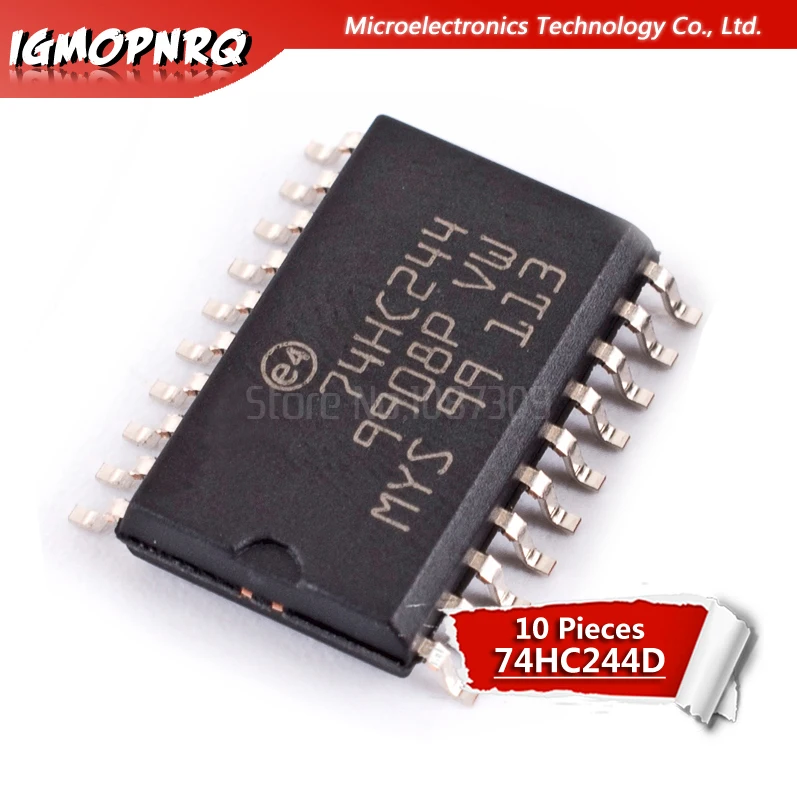 10 шт., 74HC244D 74HC244, SOP SN74HC244DWR, SOP-20, 74HC245D