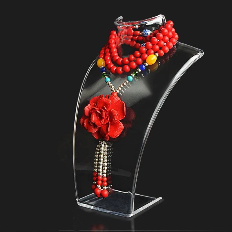 New and Hot Sale Three Colors 20*13.5*6cm Mannequin Necklace Jewelry Pendant Display Stand Holder Show Decorate Retail