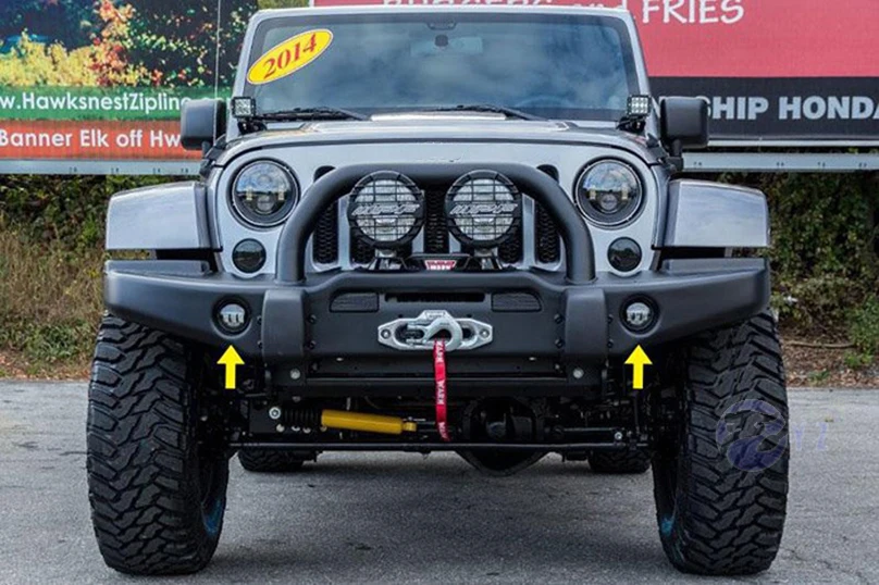 4 &quot4 дюймов 30 Вт переднего бампера светодиодный фонарь светильник для Jeep Wrangler JK 07