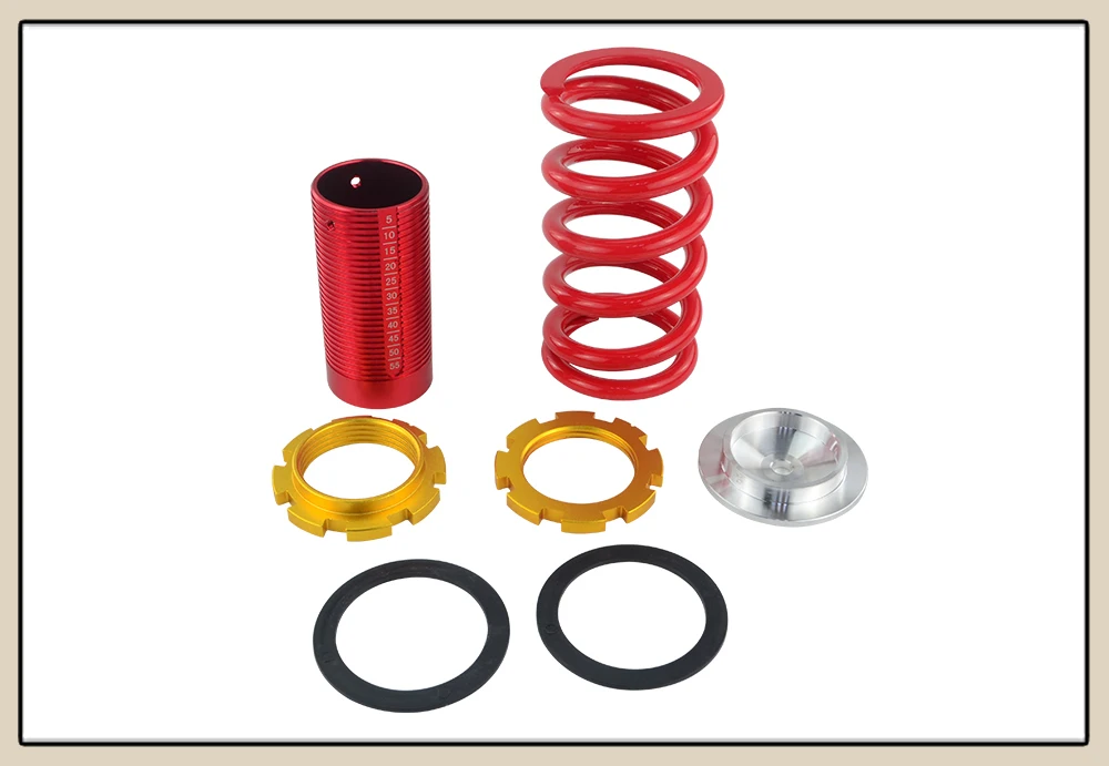 LZONE-алюминиевые комплекты Coilover для Honda Civic 88-00 красный подвеска Coilover/пружины Coilover JR-TH11R