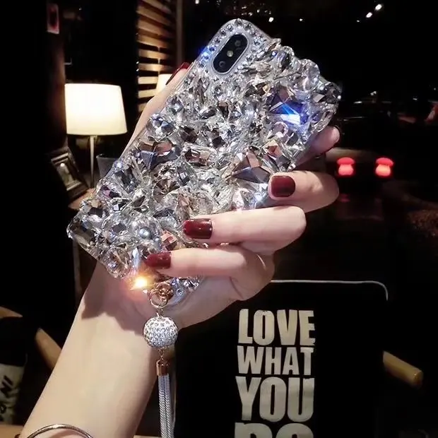 For iphone 11 Pro Max X XS XR XSMAX Case New Luxury Crystal 7 7plus 8 8plus 6 6S plus Cover Lovely Coque |