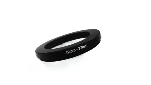 

49mm-37mm 49-37 mm 49 to 37 Step Down Filter Ring Stepping Adapter Adaptor Black