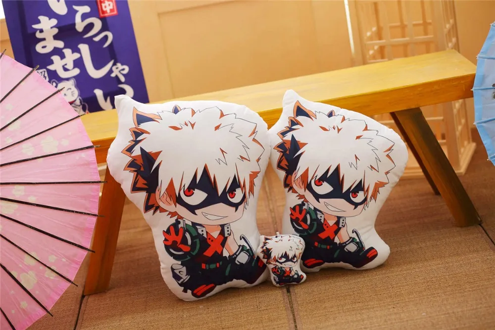My Hero Academy Аниме Boku Yoh Asakura Katsuki Bakugo Shoto Toooroki куклы подушка раздавить Мягкие игрушки Плюшевые девочки дети мягкие подарки