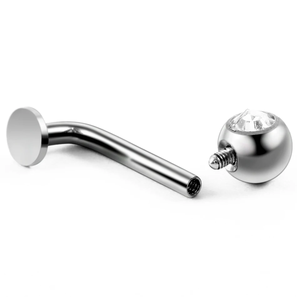 Титановая изогнутая штанга для пирсинга влагалища 10 шт./лот G23|jewelry 14k|jewelry tvjewelry set