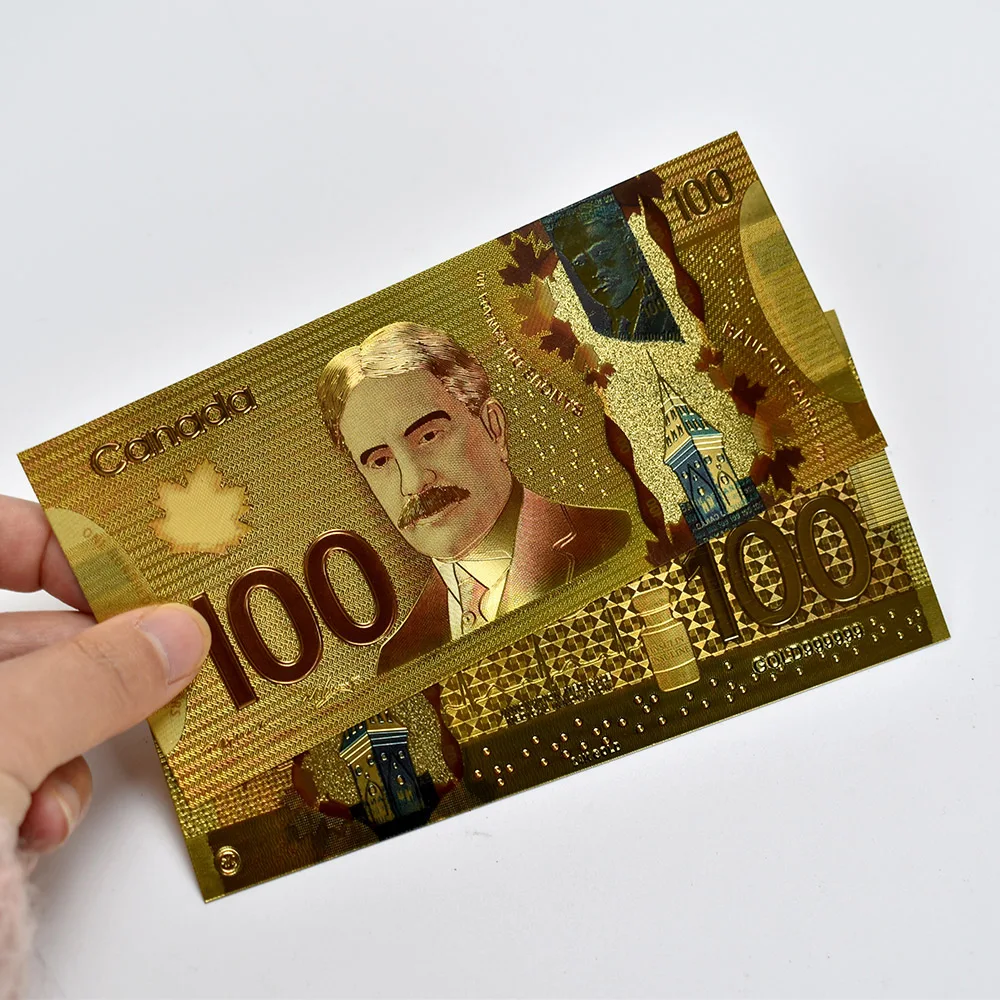 Цветная печатная Золотая фольга для купюр 100 долларов | Дом и сад