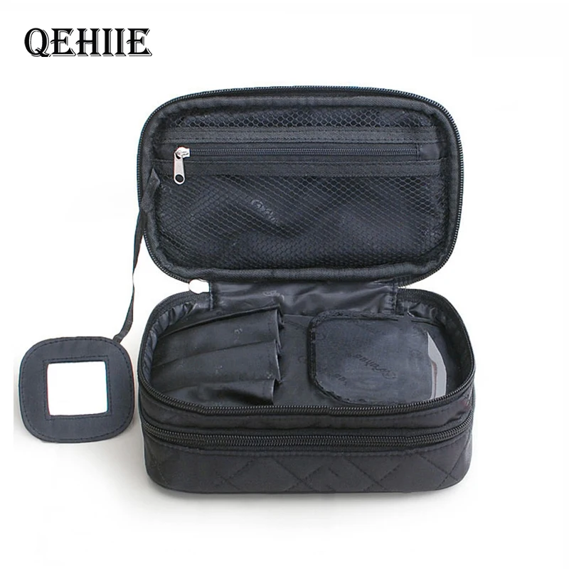 QEHIIE, косметический чехол, сумки для макияжа, Женская дорожная сумка для туалетных принадлежностей, профессиональная кисточка для хранения, несессер, косметический Чехол-Органайзер