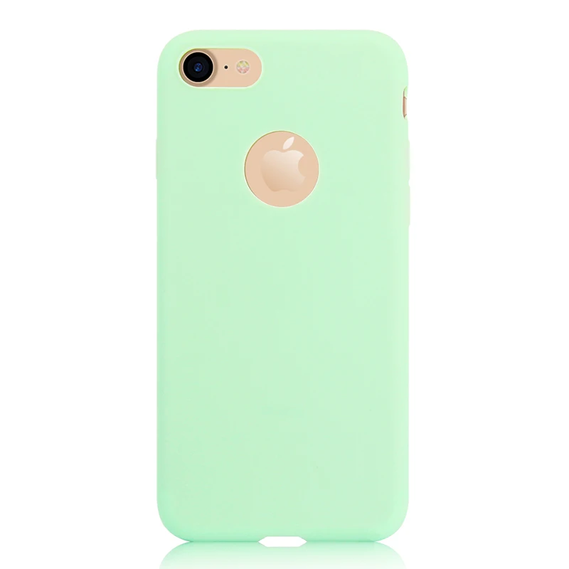 Light Green JONSNOW чехол для телефона для iPhone 6S 7 8 Plus 5S SE матовый чистый цвет Желейный чехол для iPhone 11 Pro X XR XS Max гелевый мягкий чехол s - Цвет: Light Green