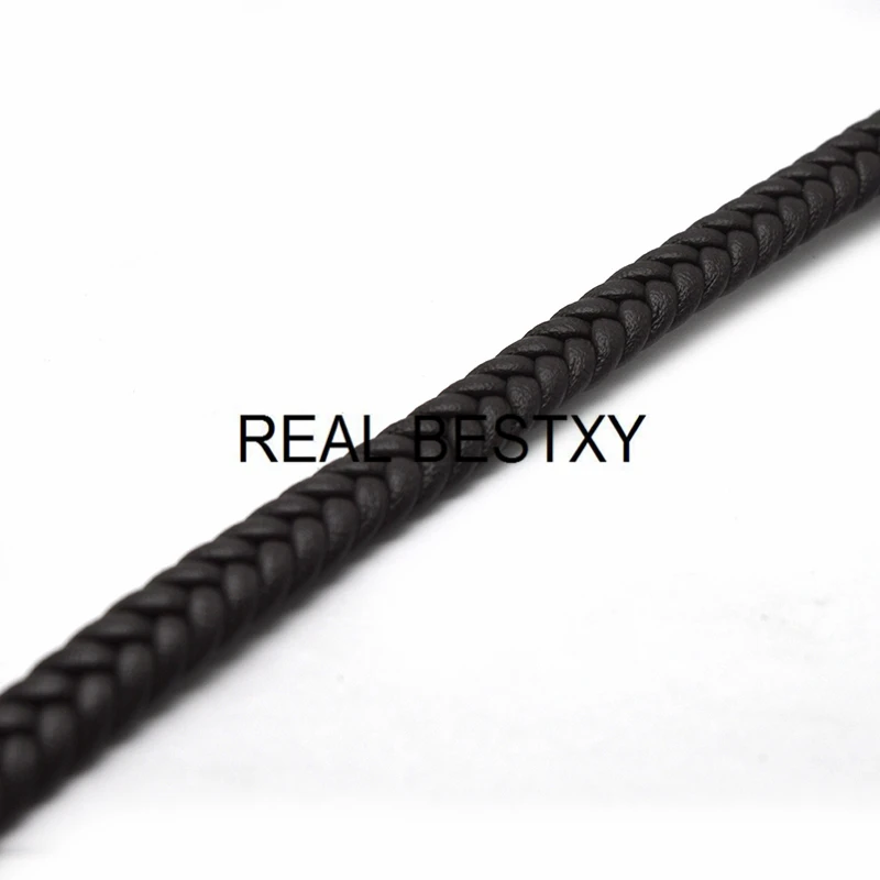 Настоящее BESTXY 1 м/лот 8*3 мм коричневые плоские мягкие кожаные шнуры для ожерелья diy