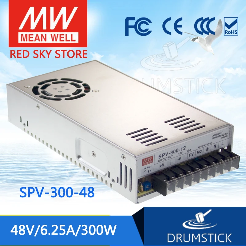 

prosperity MEAN WELL SPV-300-48 48V 6.25A meanwell SPV-300 48V 300W Single Output with PFC Function Power Supply