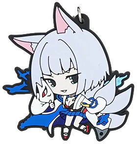 05 IJN Kaga Azur Лейн аниме капот предприятие Единорог Акаги Кага Акаши Z23 Javelin Laffey резиновый аниме брелок - Цвет: 05 IJN Kaga