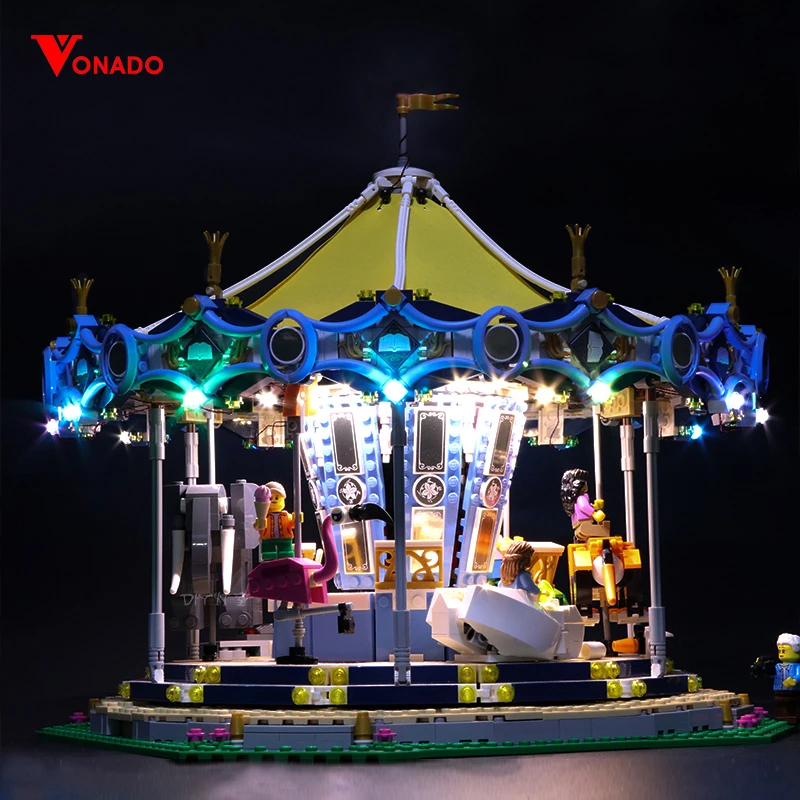 Светодиодный светильник для Lego 10261 американские горки 10257 уличная карусель 10247