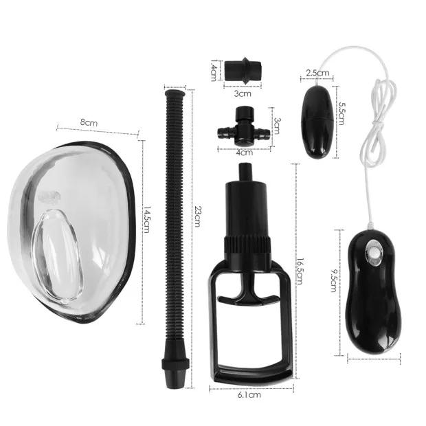 Breast Suction Cup Vibrator 20 Speed Enlargement Pump Sucker Pussy Massager Sex Toys for Adults Women Female Masturbator | Красота и