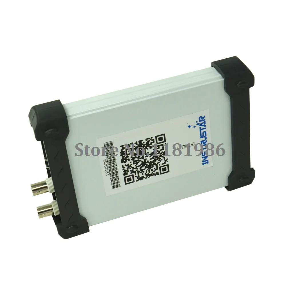 Цифровой USB осциллограф анализатор спектра 2CH 20MHz 48MSa/s FFT|instrustar isds205a|usb digital