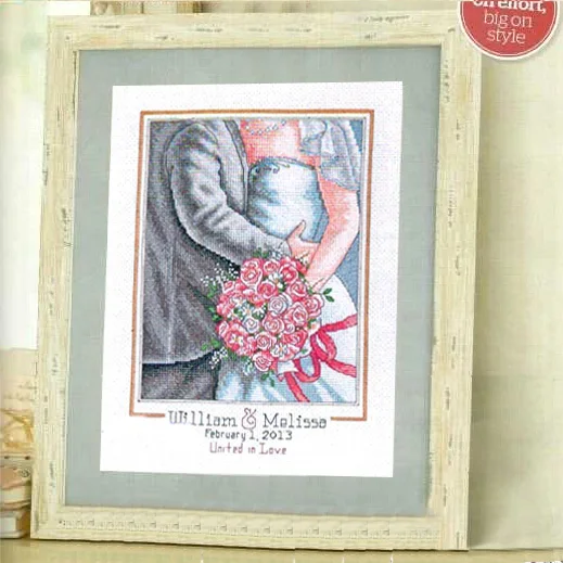 Бесплатная доставка Набор для вышивки крестиком высшего качества объятия