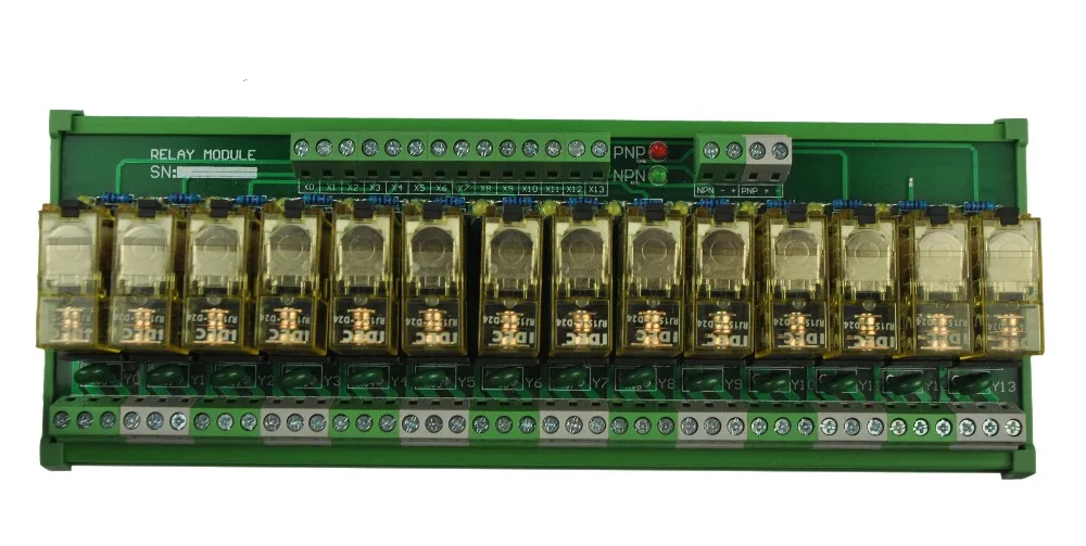 14 канальный 1 SPDT DIN рейка с креплением IDEC RJ1S интерфейсный релейный модуль|interface