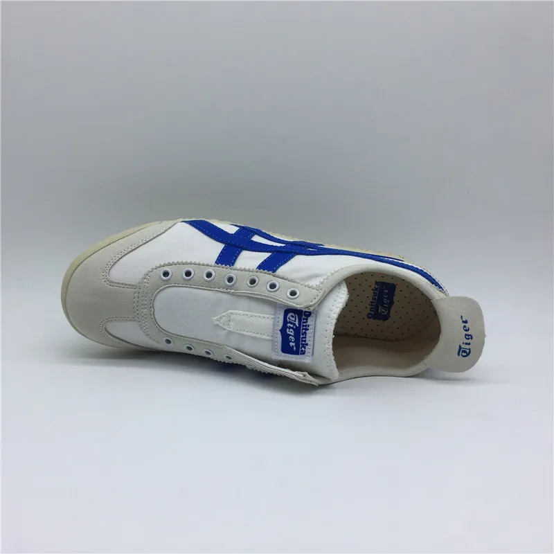 ONITSUKA TIGER Женская полотняная обувь Для мужчин молоко белого и синего цвета