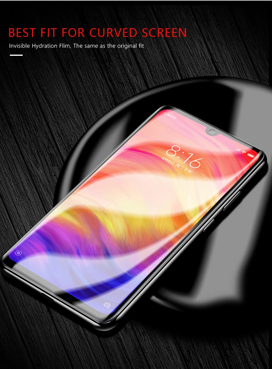 CHYI 3D изогнутая пленка для Xiaomi Redmi 7 8 6a S2 6 Pro 5 plus Защитная пленка для экрана Redmi Y2 полное покрытие пленка не закаленное стекло