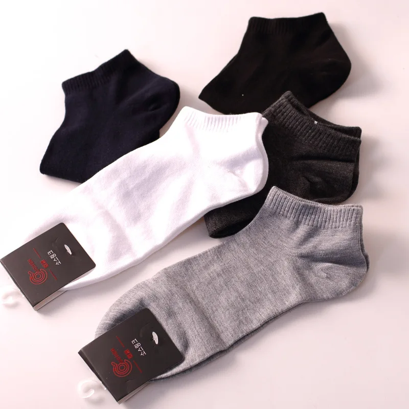 5 пар мужские хлопковые однотонные Классические носки|man socks 5|ankle menmen |