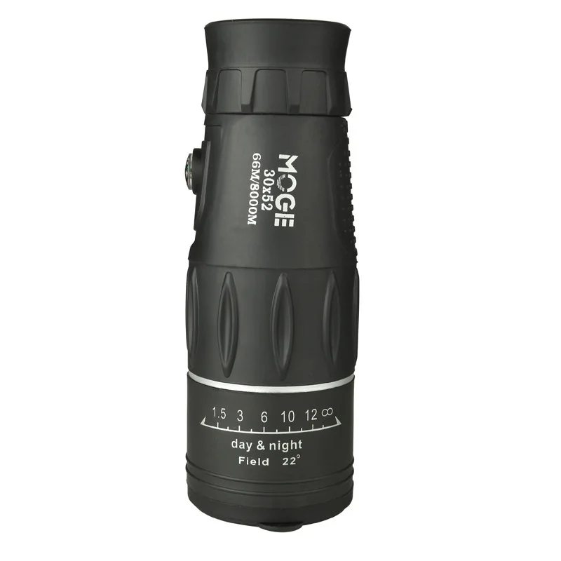Монокуляр 30X52 мощный HD телескоп с компасом профессиональный ручной Spyglass зум