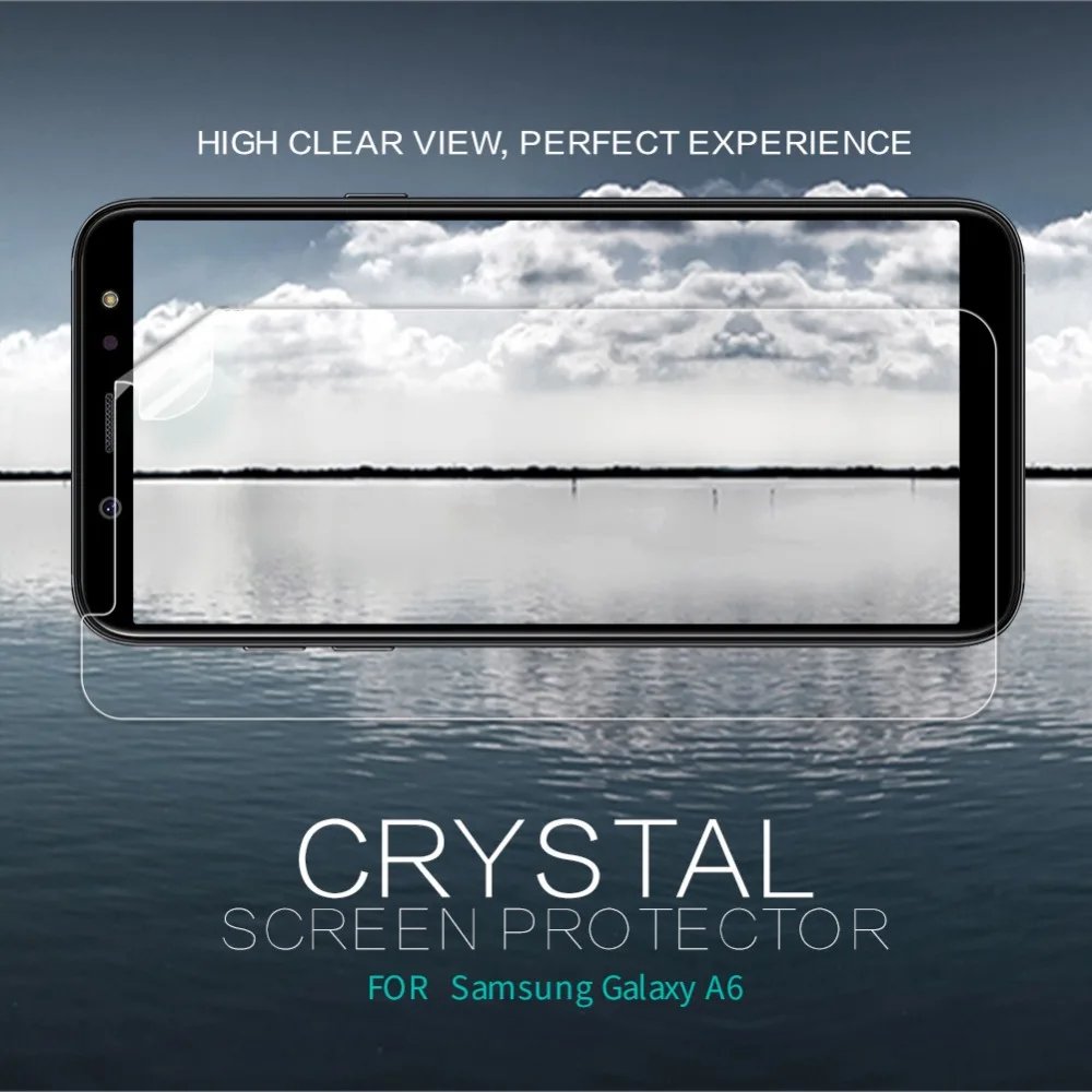 Защитные пленки для Samsung Galaxy A6 NILLKIN Супер прозрачная защитная пленка ЖК-дисплея и
