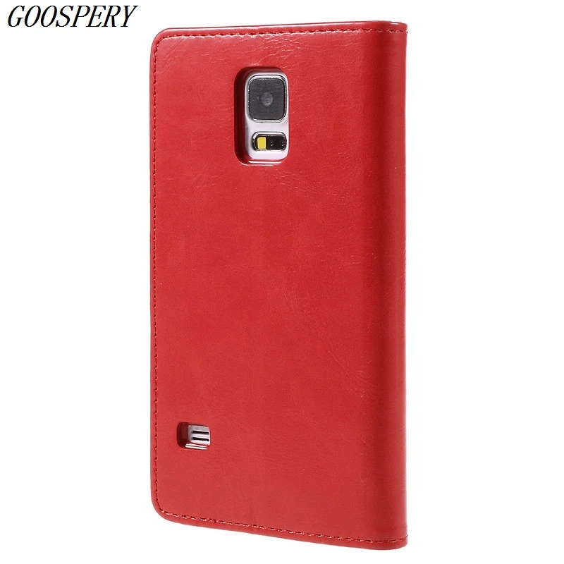 Для Samsung Galaxy S5 чехол Mercury Goospery Blue Moon Флип кожаный телефон бумажник для G900 i9600 |
