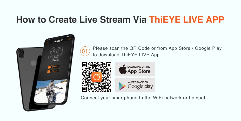 Экшн-камера theye T5 Pro Real Ultra HD 4K 60fps с сенсорным экраном, Wi-Fi, с пультом дистанционного управления, подводная спортивная камера 60 м