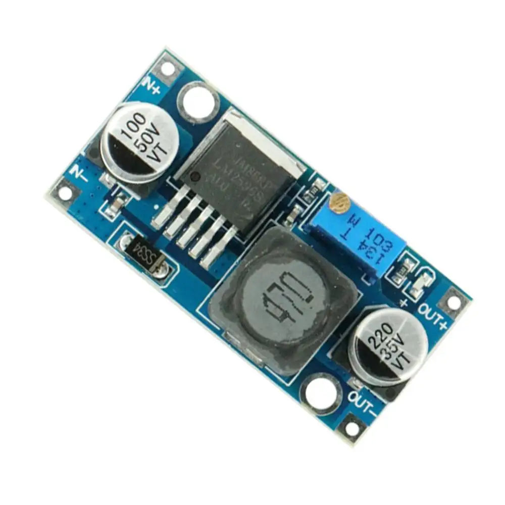 LM2596S 1 шт Высокое качество 3A Регулируемый DCDC LM2596 LM2596S вход 4 V-35 V Выход 1,23 V-30 В постоянного тока dc понижающий Питание Регулятор модуль - Цвет: LM2596S