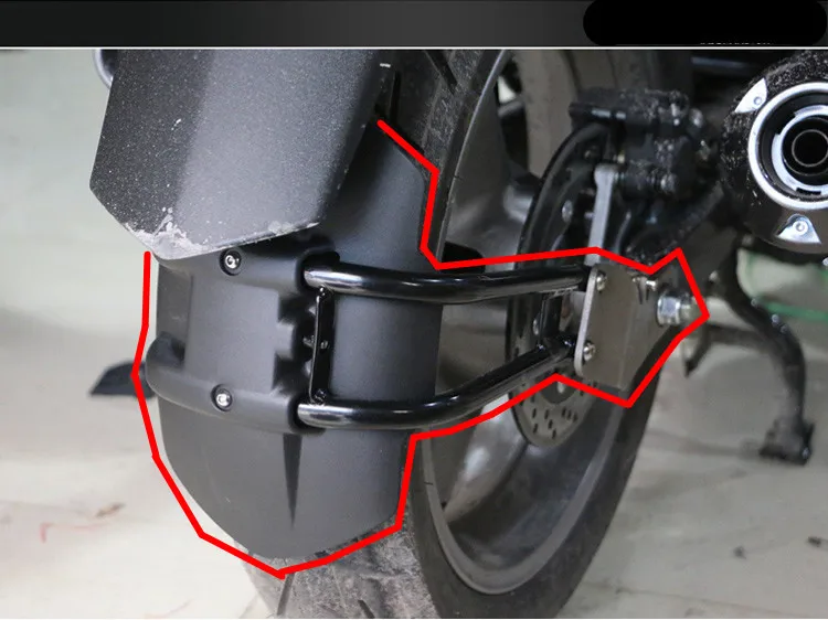 Мотоциклетные задние брызговики грязевые щитки для suzuki DL 250 DL250| |