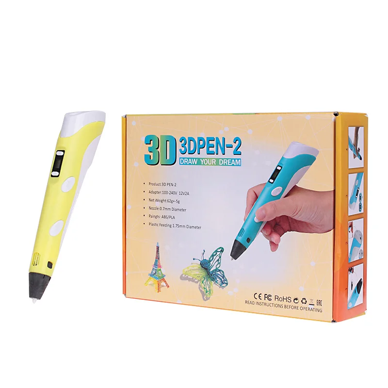 Rovtop 3D печатная Ручка DIY 3D Ручка красочная креативная игрушка подарок для детей дизайн рисунок 3D печать Ручка накаливания