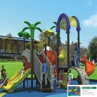 magic fun new style large outdoor playground equipment plastic slide for kids