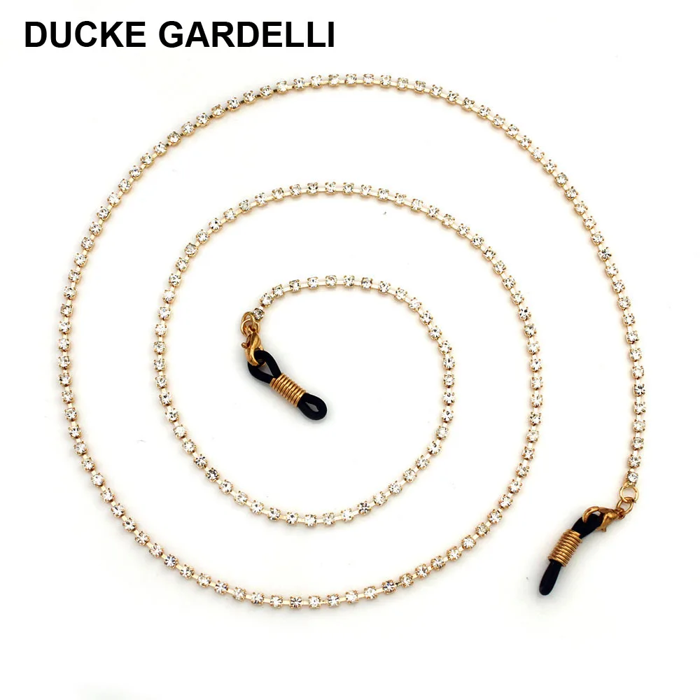 DUCKE GARDELLI Золотой Алмазный шнур на шею ремень веревка модные очки ремешок для