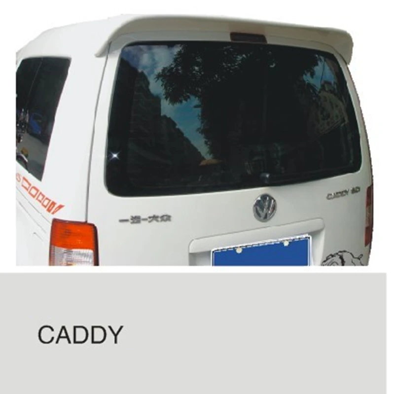 Для Volkswagen Caddy Спойлер ABS Материал заднее крыло автомобиля разкрашенный цвет VW