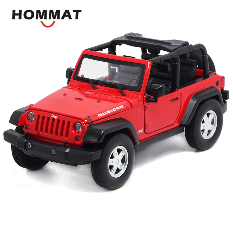 Hommate моделирование 1:24 Jeep Wrangler Rubicon внедорожник автомобиль сплав литья под