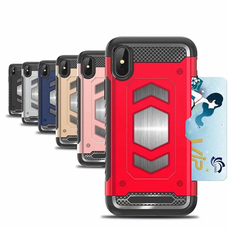 Для Iphone 11 Pro MAX XS XR чехол противоударный Гибридный PC Автомобильный Магнитный чехол с присоской для Iphone X 6 6S 7 8 Plus чехол со слотом для карт