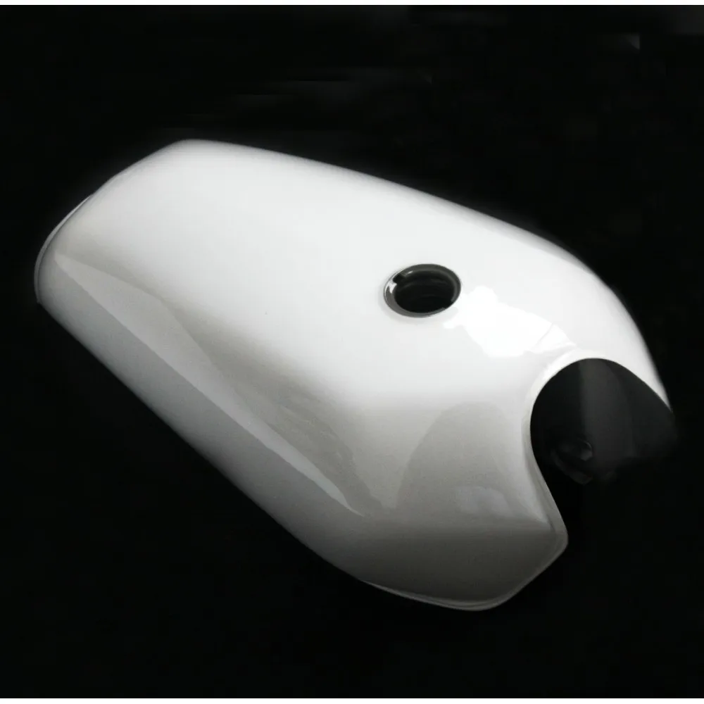 Мотоцикл Белый Универсальный винтажный Трековый скремблер топливный бак для Honda
