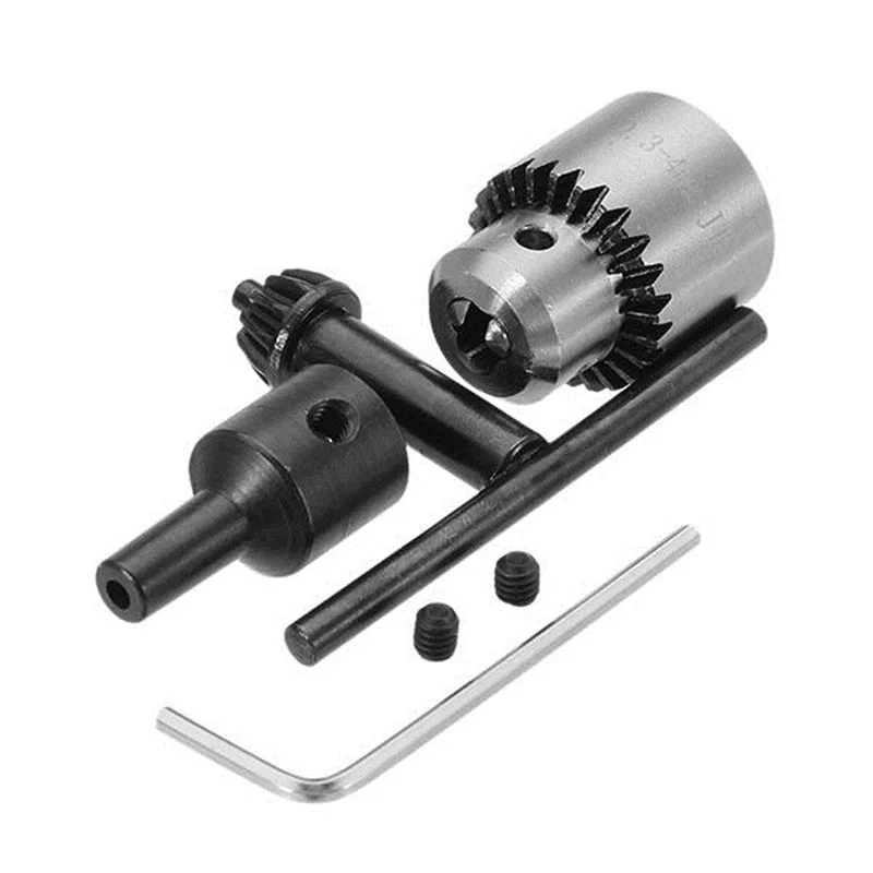 

5Pcs Suit 0.3-4mm Drill Chuck With Collet Chuck Motor DC 12-24V Electric Drill with for Polishing Drilling Cutting