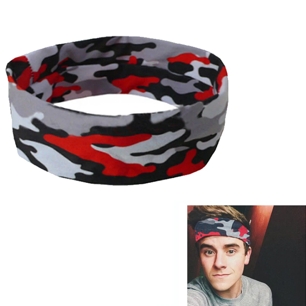 Унисекс эластичная спортивная повязка на голову Фитнес Напульсник для йоги Для