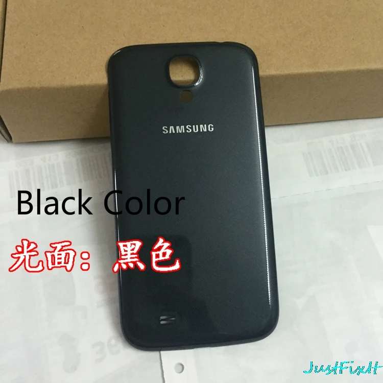 Black Сменная крышка батареи для SAMSUNG Galaxy S4 I9505 i9500 i337 задняя крышка батарейного отсека задняя крышка корпуса чехол - Цвет: Black