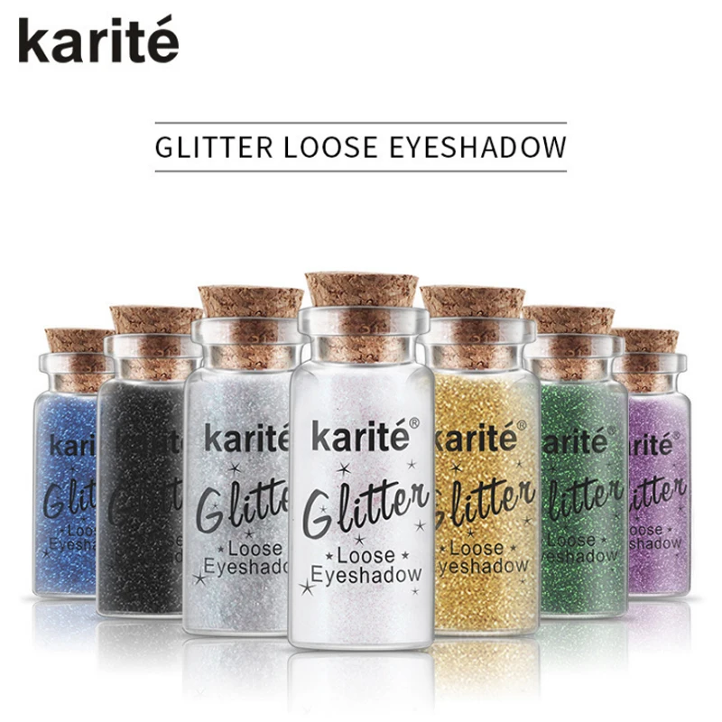 Karite брендовый блестящий порошок тени для век оранжевый Блестящий жемчужный