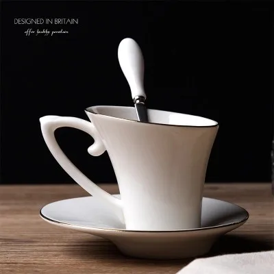 Творческий Пномпень Наклонный стиль Европейская керамическая кофейная чашка