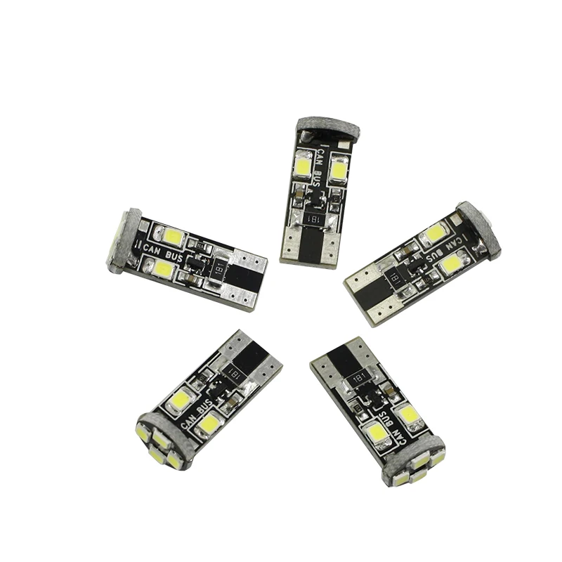 W5w LED T10 canbus автомобильный внешний свет 8 SMD авто дорожка багаж ячейка лампа 12 В Лада