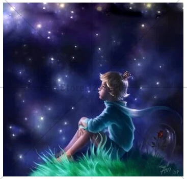 Сделай Сам 5d алмазная картина мультфильм мальчик звездное небо вышивка