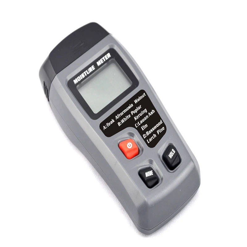 Цифровой измеритель влажности древесины с 2 контактами ЖК дисплей гигрометр