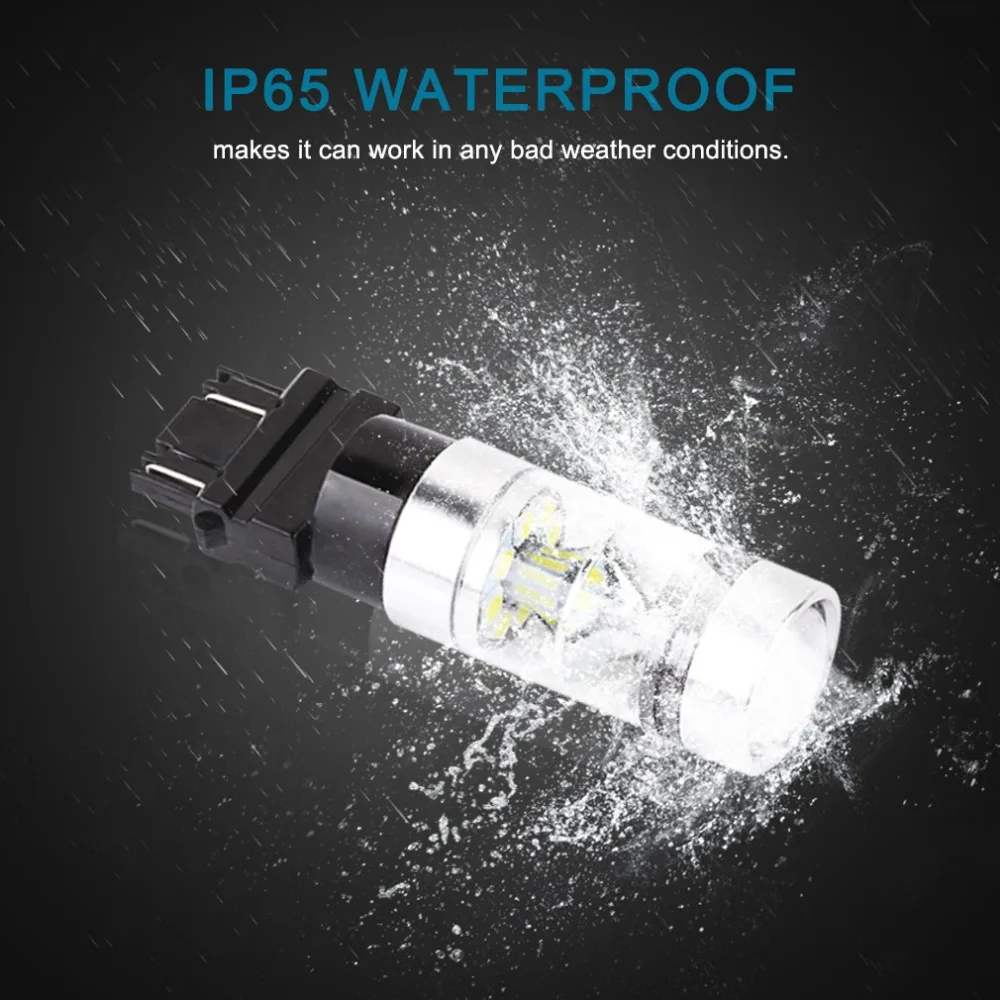 2 шт. T25 3157 светодиодный фонарь высокой мощности 3030 20 SMD P27/7 W светодиодный фонарь для вождения автомобиля DRL стоп-сигнал заднего хода парковочные огни 6000K белый 12 V-24 V