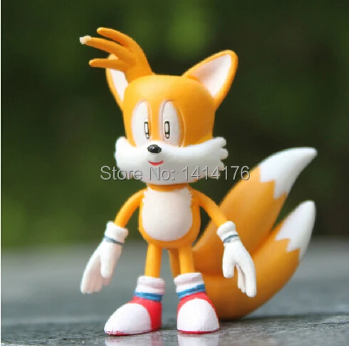 6 шт./партия японское аниме Соник Ежик Juguetes GSC Nendoroid с коробкой фигурка супер