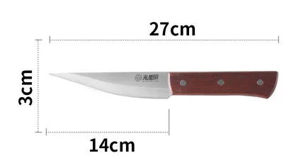 SizeC 140x30 mm Деревянные ручки профессиональные обвалочные ножи Убойный дом инструмент для мясника овец крупного рогатого скота кровоточащий нож - Цвет: SizeC 140x30 mm