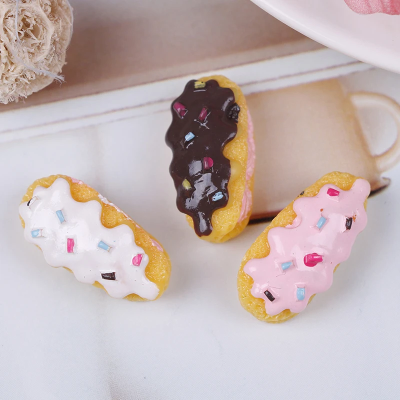 3pcs 1/12 Children Miniature Food Girls Kids Toy Gift For 1/6 doll Kitchen Cutting Toys Rsin Bread Cake Fast Pretend Play | Игрушки и